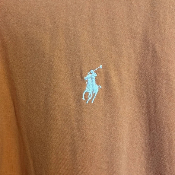 Polo Golf Ralph Lauren men’s orange pima cotton polo shirt size large - Picture 4 of 9